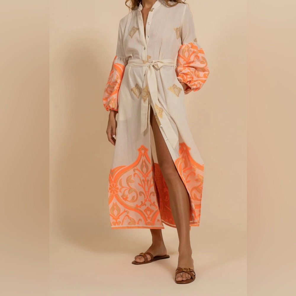 KASIA Celeste Greek dress maxi